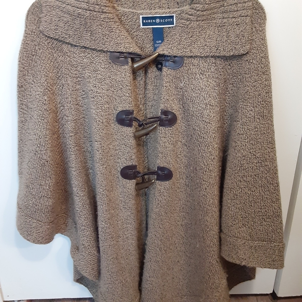 Karen Scott brown sweater